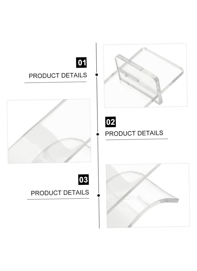 Generic - 2-Pack Clear Acrylic Shoe Display Stand, Shoe Storage Rack for Sneakers and Sandals, Flat Shoe Holder, Stylish Acrylic Shoe Shelf for Organized Storage and Showcase. - Image 1