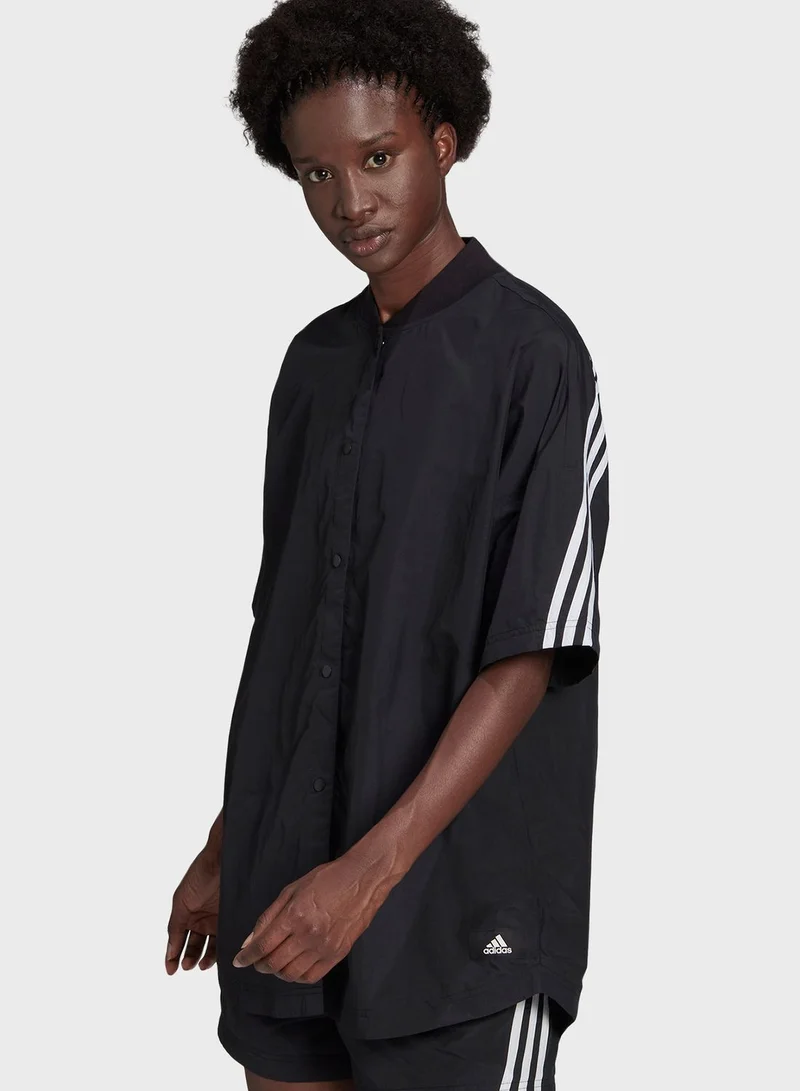 adidas قميص بأكمام قصيرة