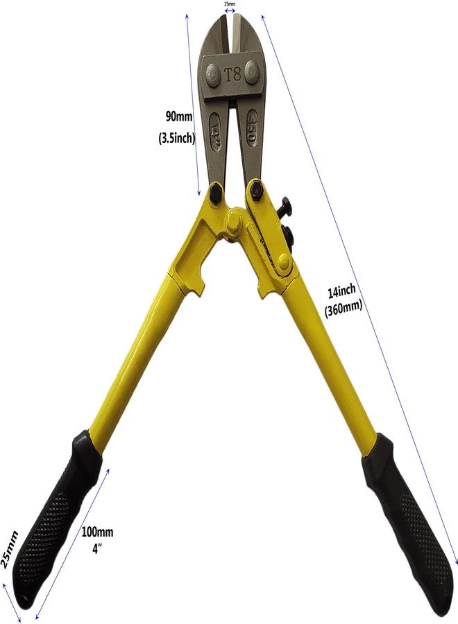 DUMDAAR Heavy duty 14inch Bolt/Heavy Wire cutting plier (Pack of 1) Bolt Cutter () - Image 3