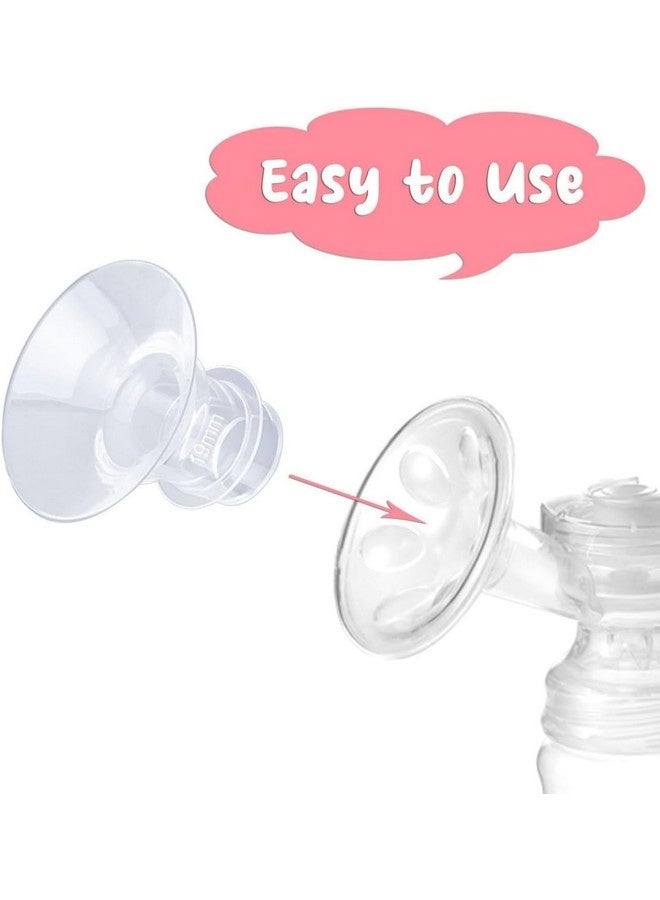 بيوينتي حشوات مضخة الثدي من 10 قطع بمقاس 13/15/17/19/21 مم مع مسطرة، متوافقة مع Momcozy S12 Pro/S9 Pro/S12/S9 - Image 5