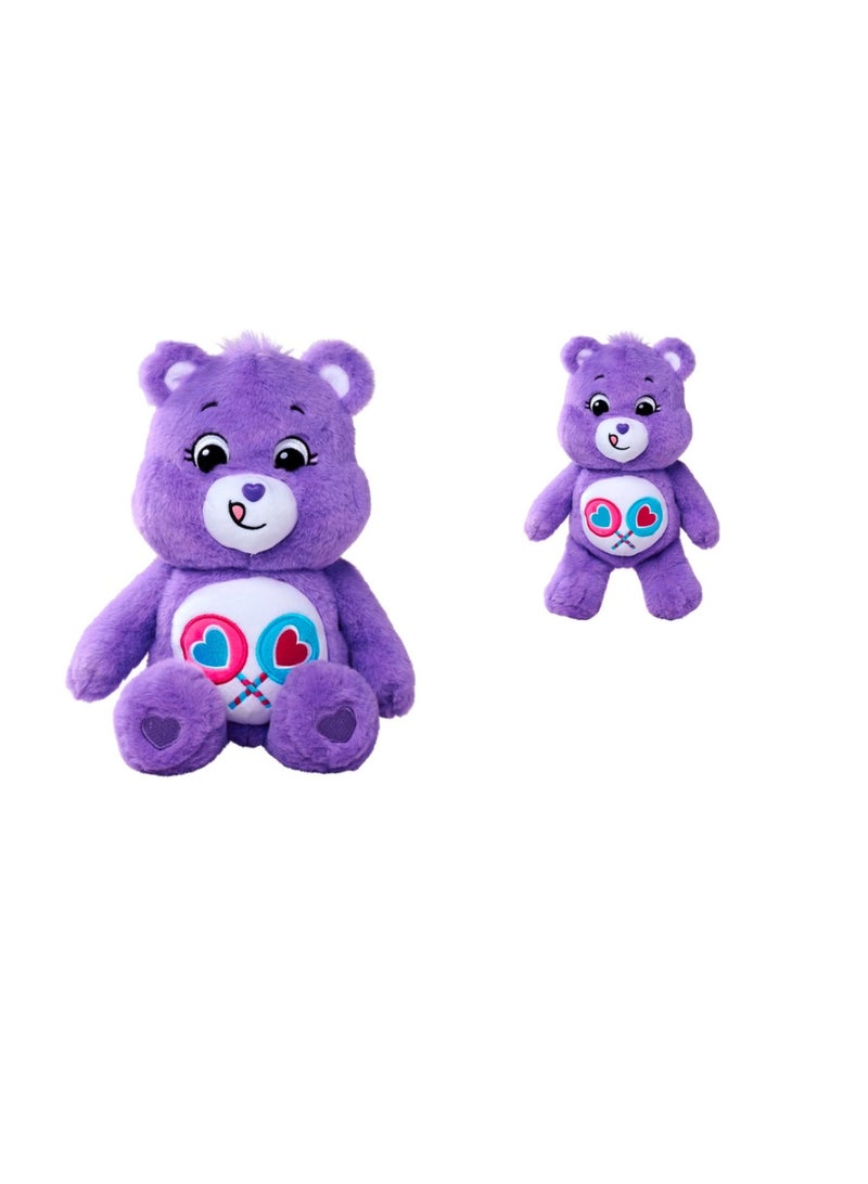 Care Bears Share Bear Plush Toy, 35cm Soft Cuddly Stuffed Teddy for Kids - Image 4