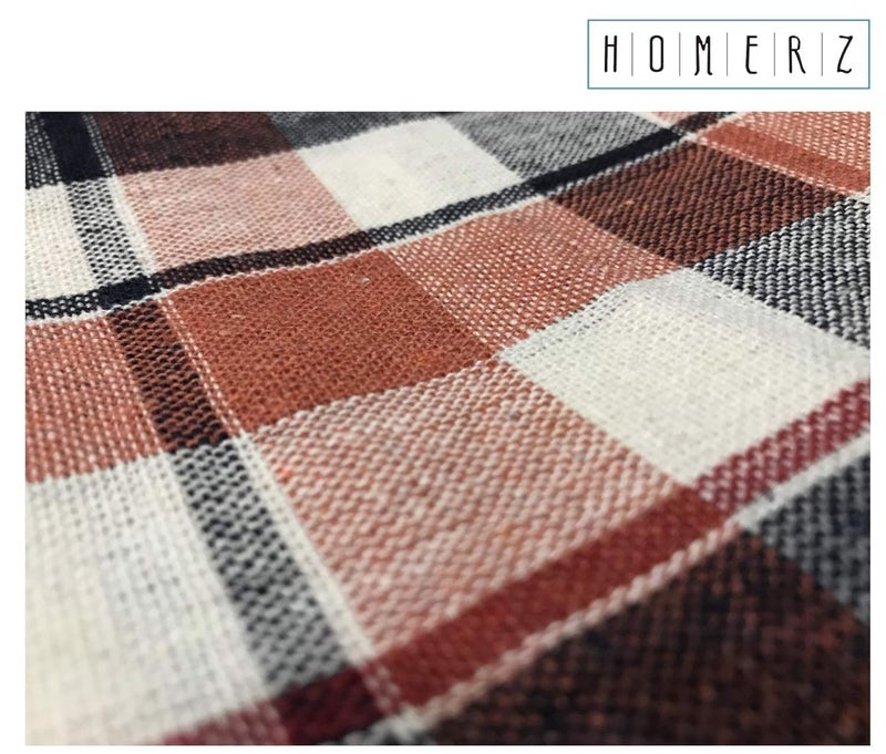 Homerz Check Style Set of 10 Kitchen and Cleaning Multipurpose Cloth | 100% Cotton | 21 x 21 Inch Guaranteed Exact Size (Pack of 6) - Image 4