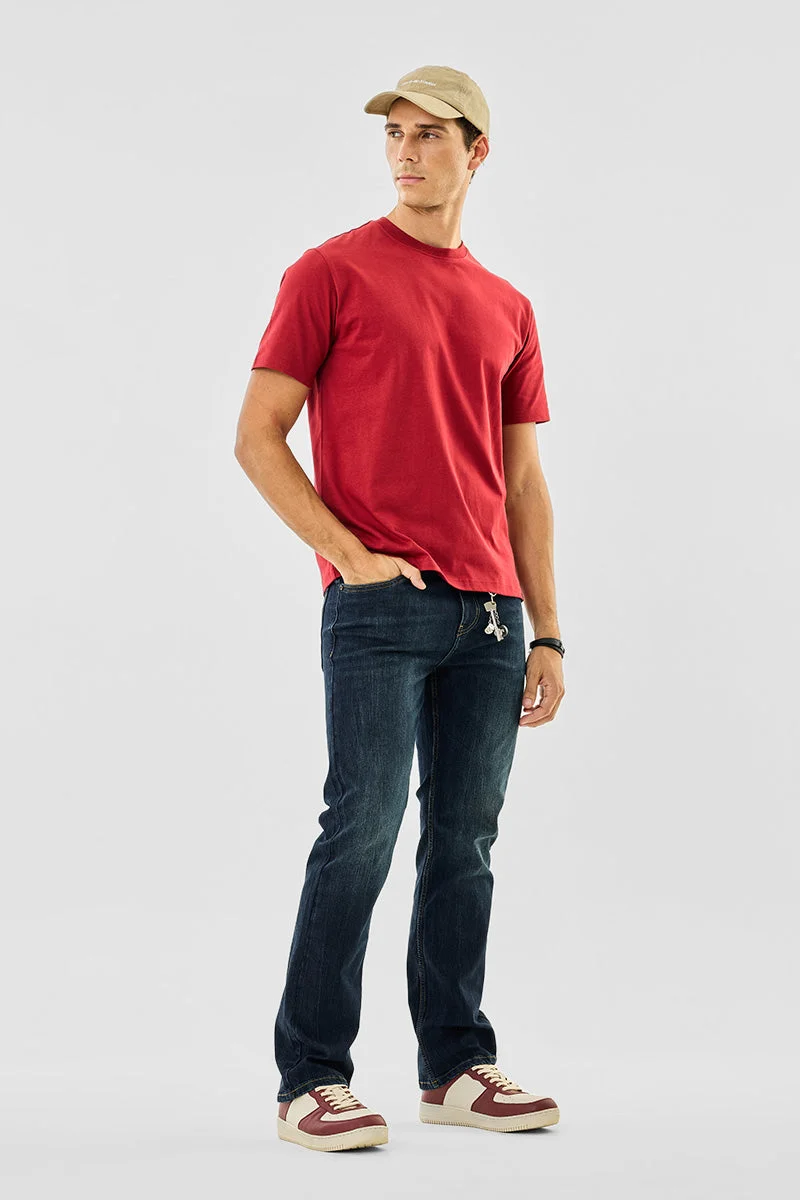 سنيتش Straight Fit Stretch Jeans