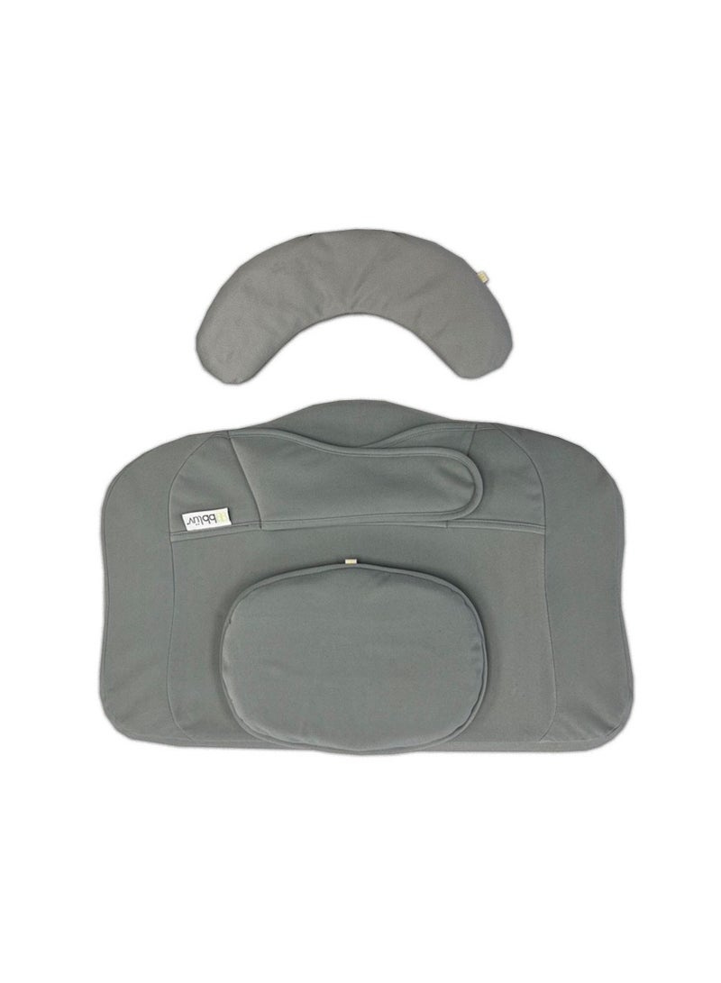 bbluv bblüv Ergö 3-Stage Convertible Ergonomic Cushion Set for Babies, Adjustable, Breathable, Supportive, Machine Washable, Ideal for Newborns to Toddlers - Comfortable & Safe Positioning - Image 1