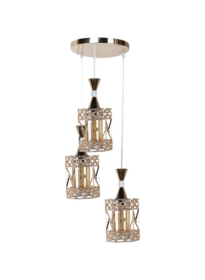 Hummer Modern Gold Pendant E27×3
