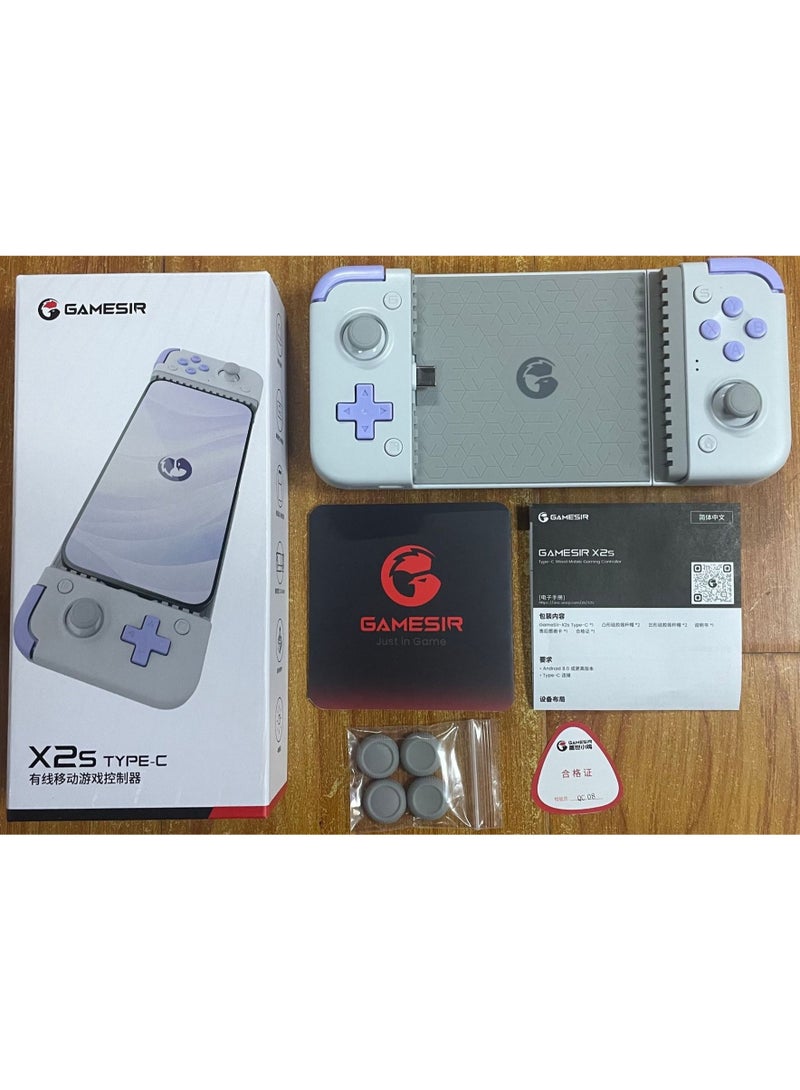 general Classic Gamepad X2s Type-C Mobile Gaming Controller for iPhone 15 Series (USB-C) / Android / HarmonyOS Phones Lengths Ranging 110mm~168mm/4.33inch-6.62inch with Hall Effect Sticks, Hall Effect Trigger, Turbo Function Play COD, Cloud Gaming, Stadia - Image 5
