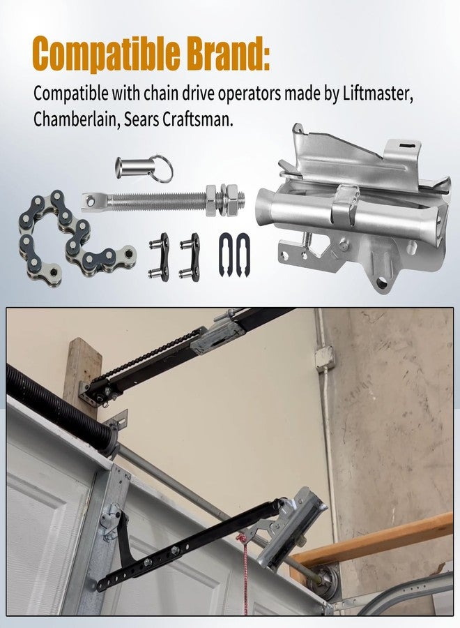 XJJ Garage Door Openers 41A3489 Complete Trolley Assembly Compatible with chain drive operators made by Liftmaster, Chamberlain, Sears Craftsman - Image 3