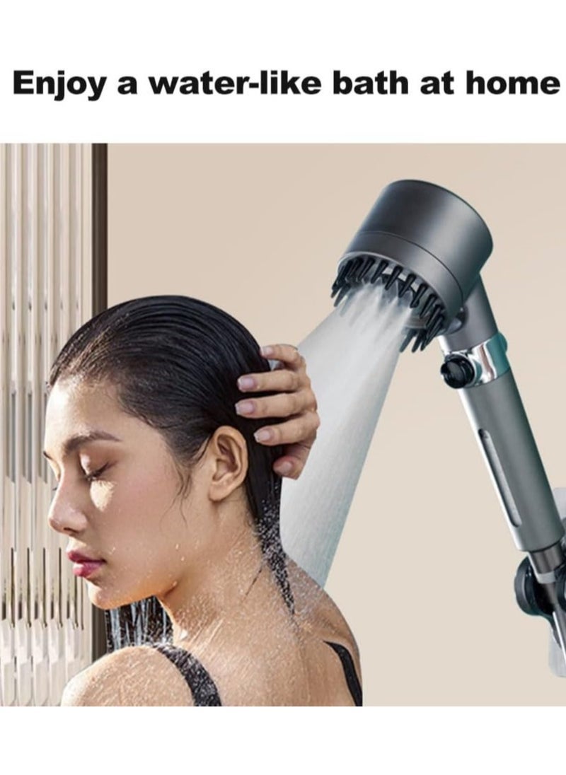 JAJEEK High Pressure Handheld Shower Head – 3 Spray Modes, Scalp Massage, Skin Beauty – Multifunctional Shower Head with Detachable Design, Universal Fit – Ideal for Home Spa Experience​ - Image 2