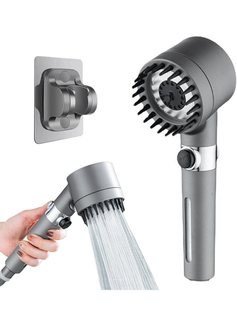JAJEEK High Pressure Handheld Shower Head – 3 Spray Modes, Scalp Massage, Skin Beauty – Multifunctional Shower Head with Detachable Design, Universal Fit – Ideal for Home Spa Experience​ - Image 1