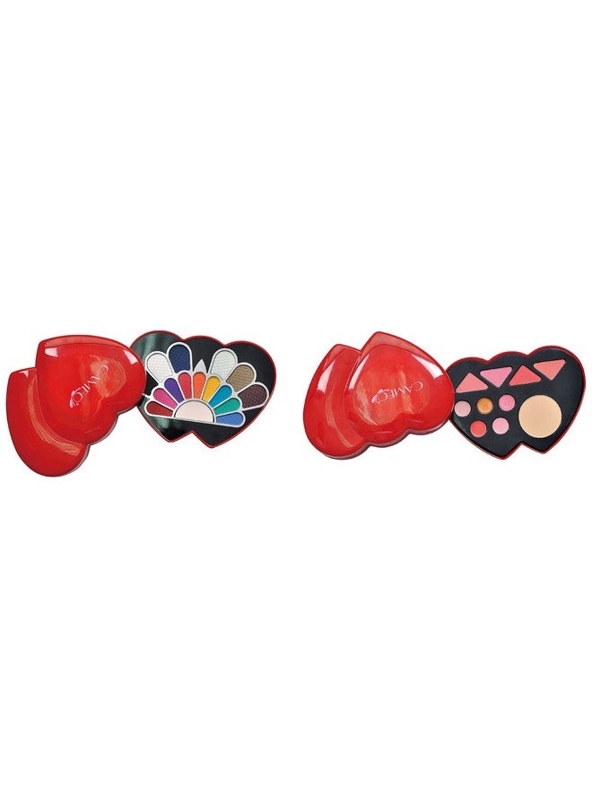 CAMEO Red Double Heart Glamour Girl Makeup Color Kit By Cameo - Image 4