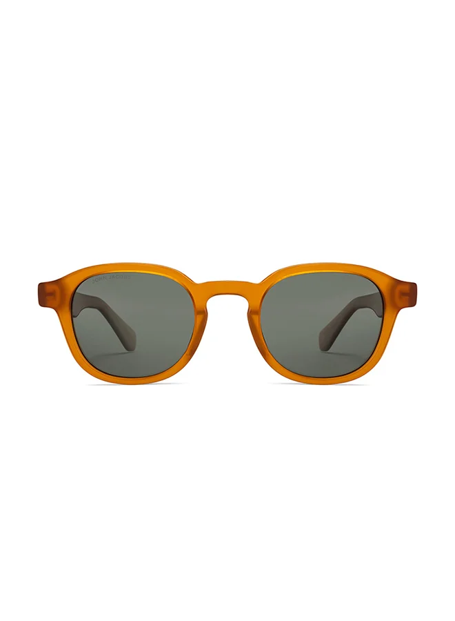 جون جاكوبس Grey Gold Full Rim Round John Jacobs JJ Tints JJ S70018-C2 Sunglasses