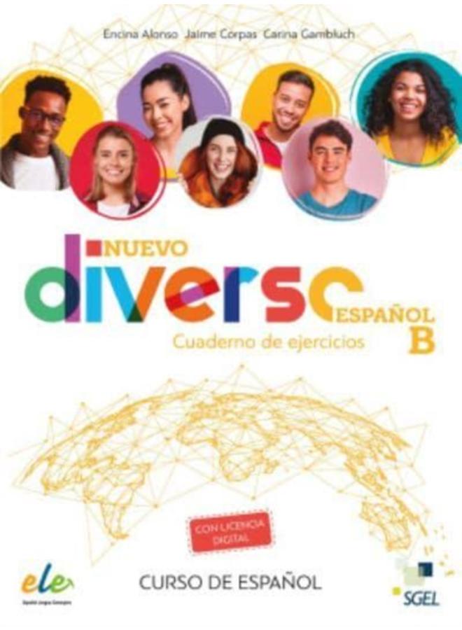 Nuevo Diverso : Cuaderno de ejercicios Espanol B + licencia digital (B1-B2) 