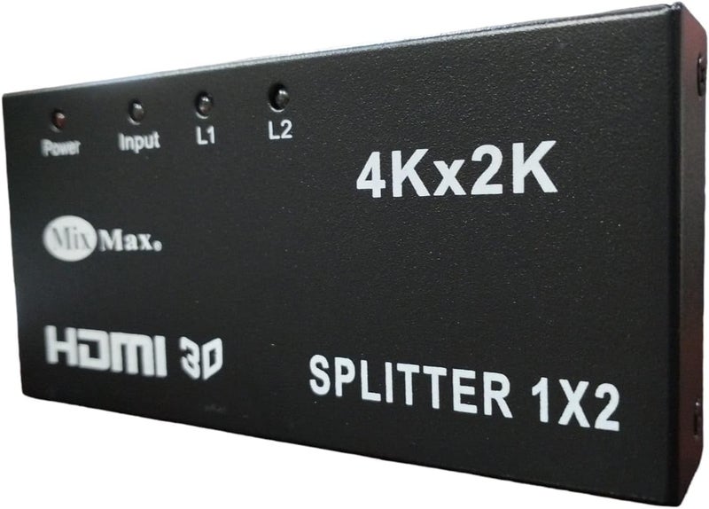 HDMI Splitter 1in2-Out, Support 4k x 2k 3D Full HD 1080P, Support for TVs or Multi Monitor With Power Adapter. | Professional, Expanded Product Listing for – Technical Features, Us - Image 2