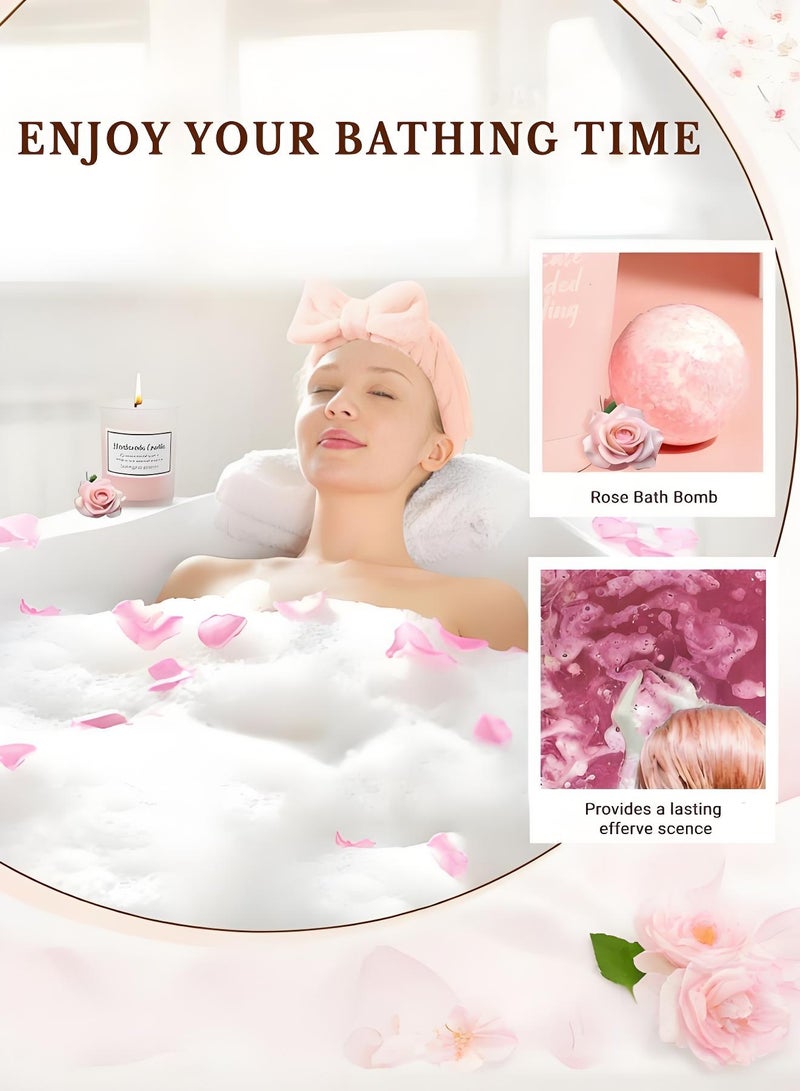 XiuWoo Gift Basket for Women, 11 pcs Birthday Gift Set, Inspirational and Relaxing Spa Body Care Gifts, Perfect for Friends and Women - Image 4