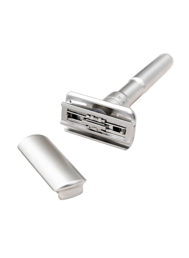 River Lake Travel Double Edge Safety Razor, River Lake RZ700 Long Handle Adjustable Classic Safety Shaver Razor (Razor with Protective Case,Black)  - Image 5