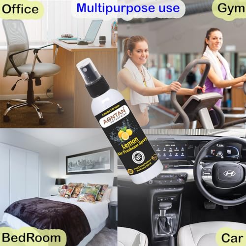 AONTAN ENTERPRISE Aer spray Air Freshener for Home & Office Fresh lemon Room Freshener spray 200 ml EACH Pack Of 2 Long-Lasting air freshener spray for home car room bathroom toilet - Image 5