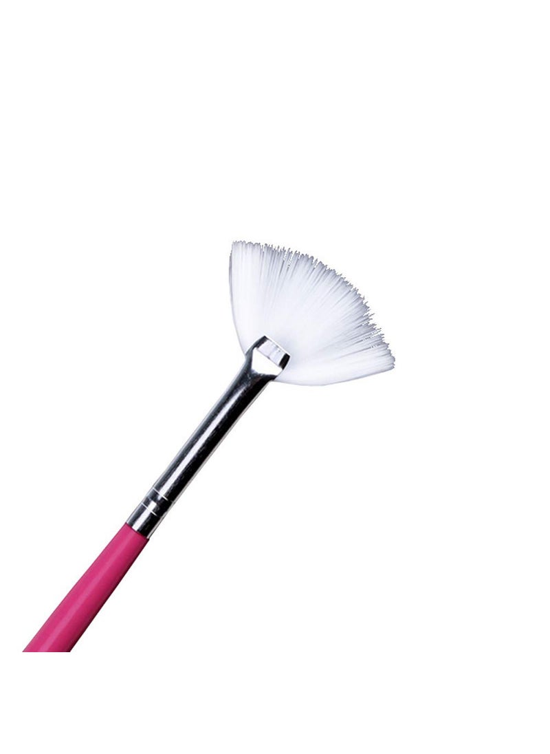 esowemsn 5pcs Fanshaped Nail Brushes Remove Dust Powder Brush Cleaner Professional Nail Brush Remover Dust Powder Nail Art Clean Up Tools Accessories 