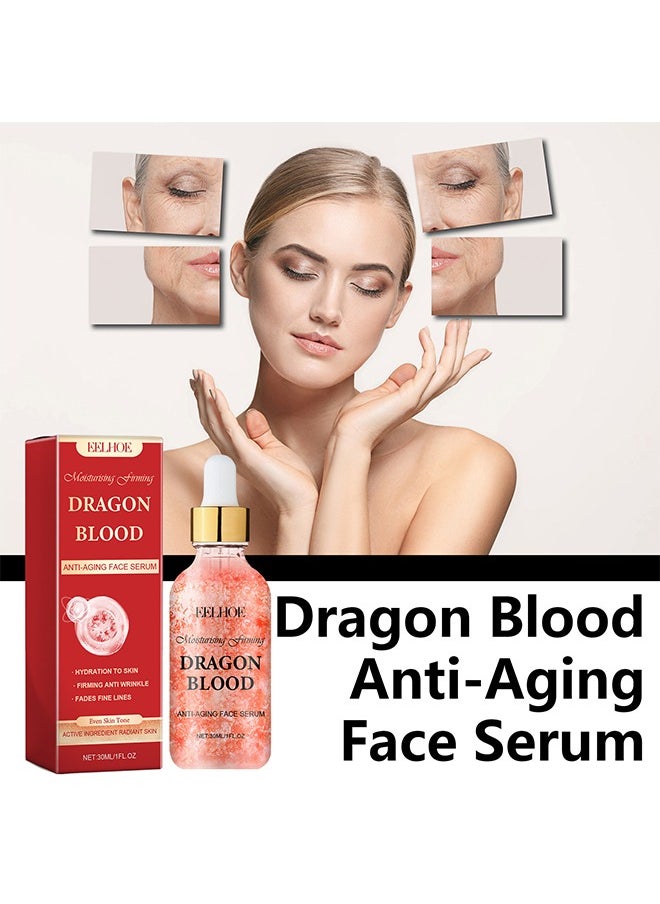 EELHOE - Dragon Blood Anti-Aging Face Serum，Hydration To Skin, Firming Anti Wrinkle and  Fades Fine Lines,Oil-Free Moisturizer for a Youthful Glow 30ml - Image 1