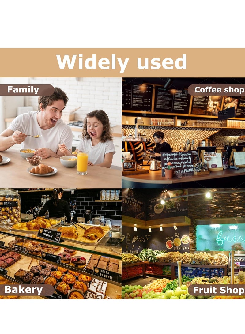 TRASSLE Bread Bags for Homemade Bread With Window Sourdough Paper Bread Bags.(35x21x9CM),Packaging and Storage of Baked Goods Suitable for Bakers. Package Includes 100 Sealing Stickers. - Image 5