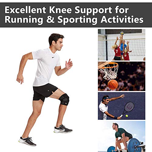 ComfiLife Knee Brace for Knee Pain Relief – Neoprene Knee Brace for Working Out, Running, Injury Recovery – Side Stabilizers – 3 Point Adjustable Compression – Open Patella Support,Non-Slip (Medium) - Image 2