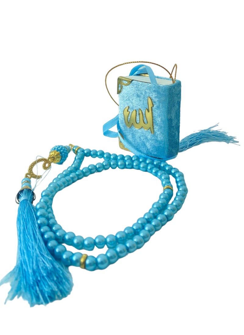 OLUDENIZ Elegant Car Decor and Pendant with Rosary Beads - Premium Quality Hanging Accessory in Coordinated Color, Perfect for Stylish Car Interiors  - Image 2