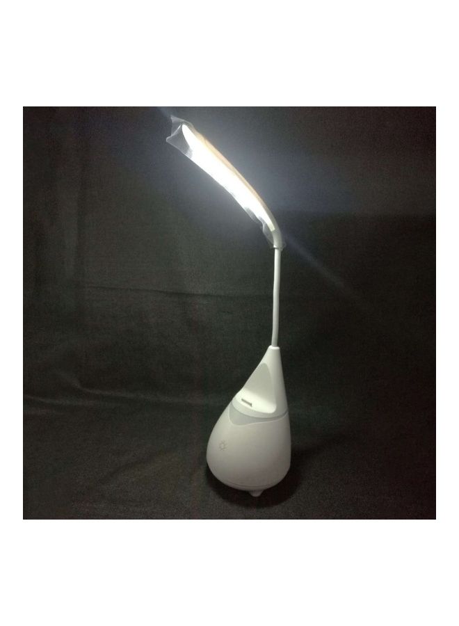 NIBEMINENT Rechargeable Speaker With Lamp And Phone Holder White  - Image 4