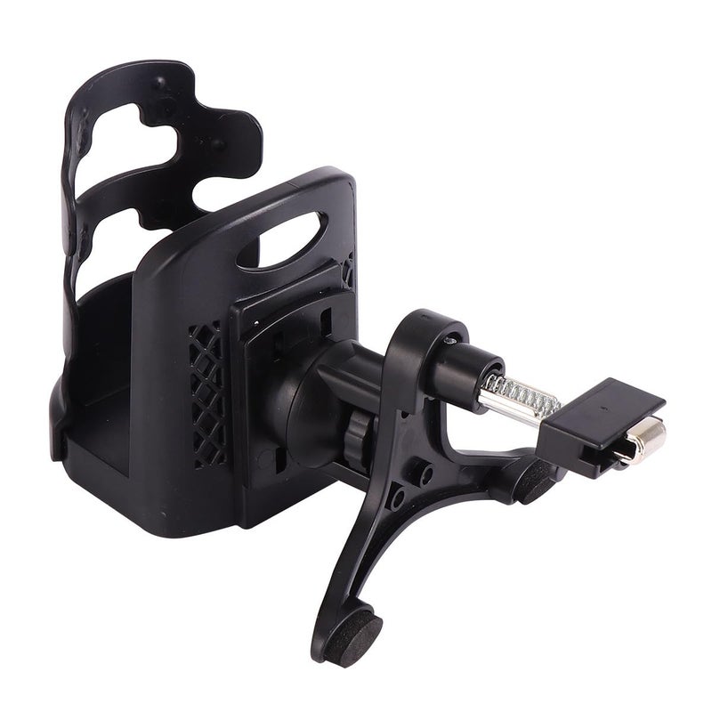 Universal Car Air Vent Cup Holder Beverage Rack For Travel Most Vehicles Black - Image 2