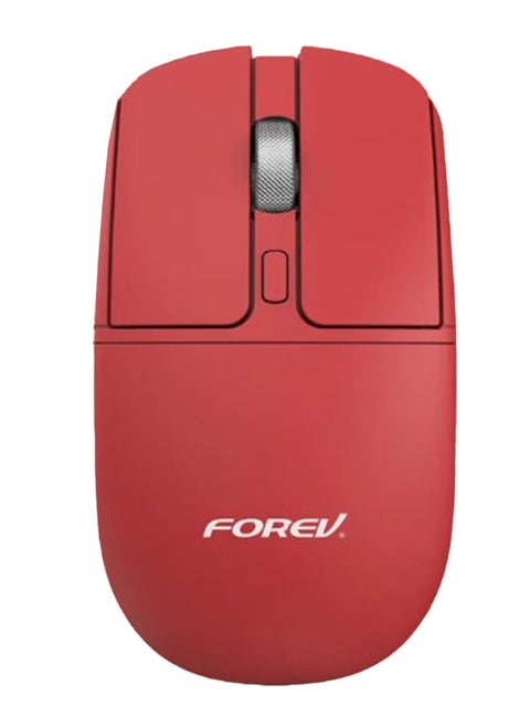 Wireless office Mouse FV-386  – 4 Silent Button 2.4Ghz 10m Range – Non-slip roller design 1600DPI , red
