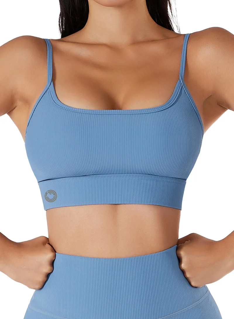 KAWN.YOGA Womens Square Neck Sports Bra