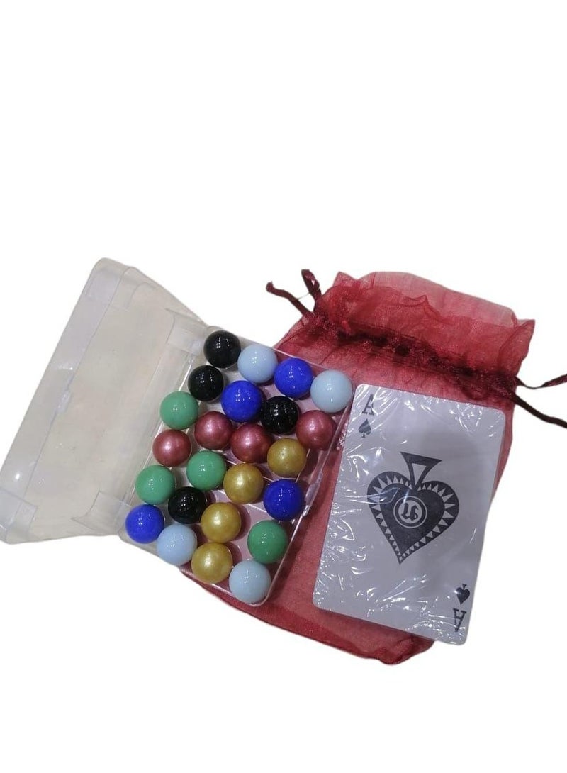 MARAH TOYS Strong Wooden Jackaroo Strategy Board Game for 6 Players with Deluxe Bag 45 x 55 cm - Image 3
