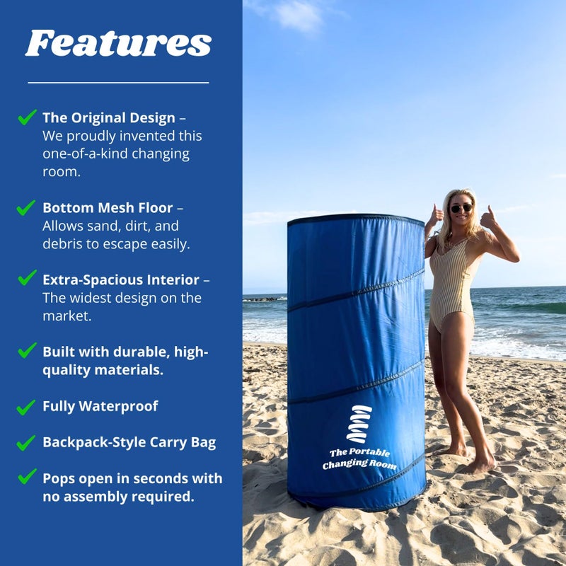 The Portable Changing Room Portable Changing Room, Pop Up Pod - Privacy Tent, Dressing Room Tube or Portable Toilet Stall with Carry Bag for Camping, Beach, or Outdoor by The Portable Changing Room - Image 3