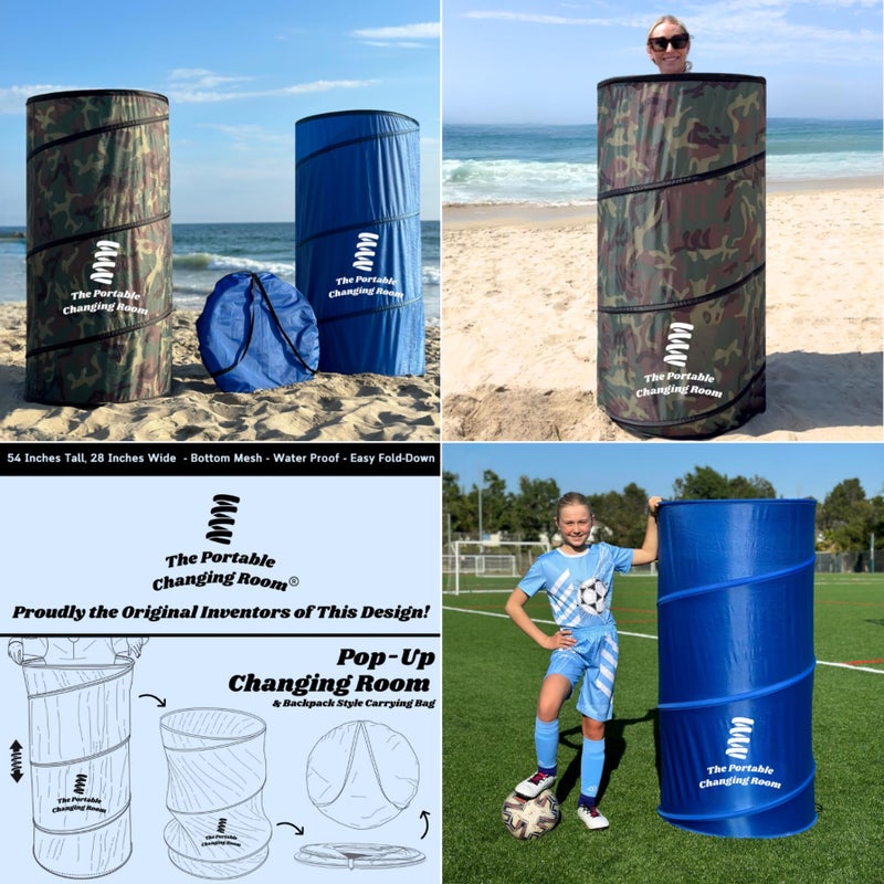 The Portable Changing Room Portable Changing Room, Pop Up Pod - Privacy Tent, Dressing Room Tube or Portable Toilet Stall with Carry Bag for Camping, Beach, or Outdoor by The Portable Changing Room - Image 5