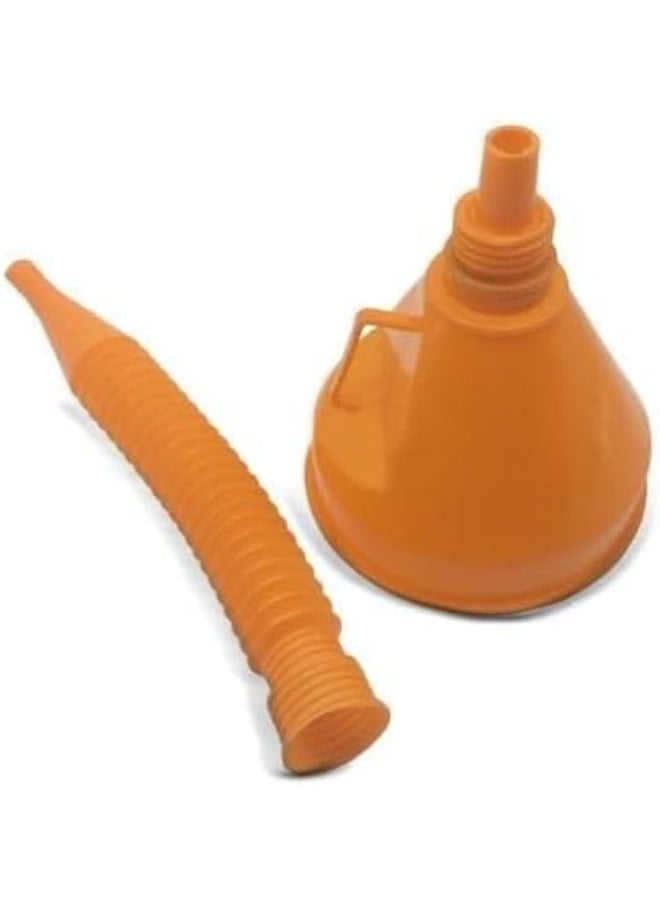 melfi Melfi Plastic Large Funnels Wide Mouth With Strainer - Oil Funnel Automotive Flexible With Hose For Cars And Motorcycles, Engine Oil, Liquid, Diesel, Kerosene And Gasoline  - Image 4