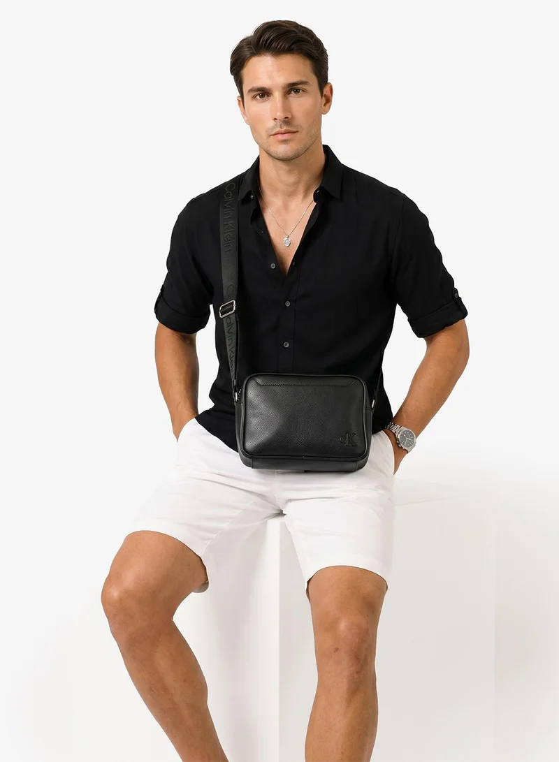 Calvin Klein Black Webbing Strap Camera Bag for Men | Best Price UAE