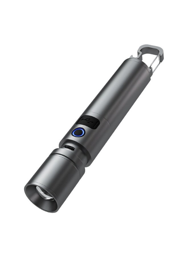 New High-Performance Rechargeable Power Bank Flashlight - Ultra-Bright Portable Multi-Functional LED Light