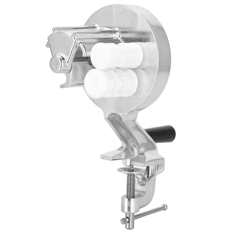 Stainless Steel Manual Pasta Maker Hand Crank Macaroni Press Machine Easy Clean - Image 3