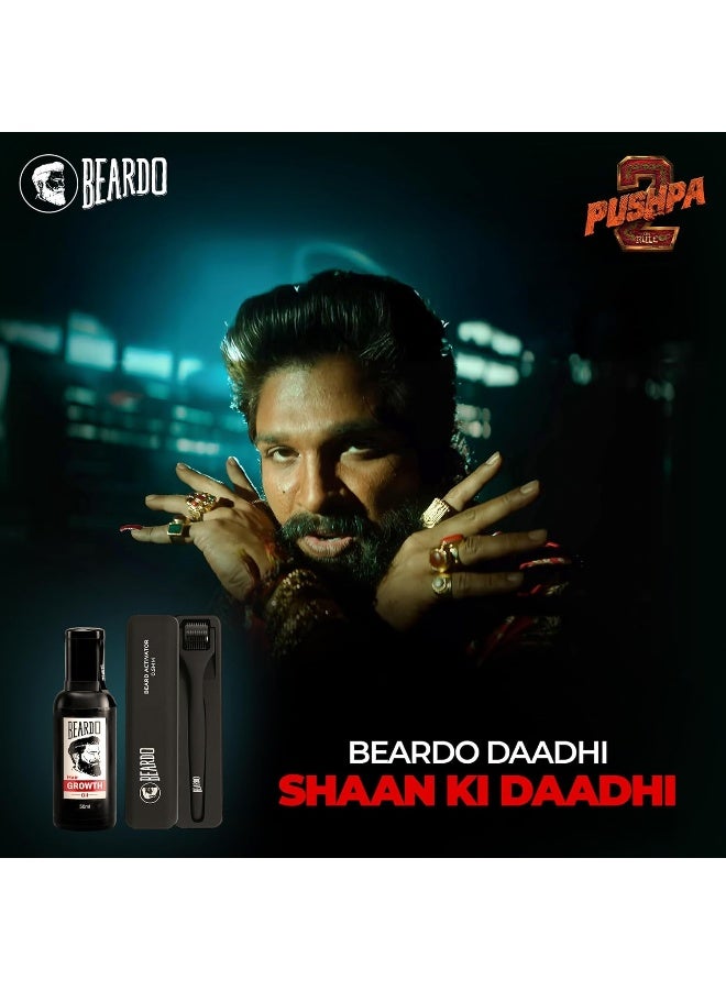 BEARDO Beard And Hair Growth Oil Black 50ml - Image 2