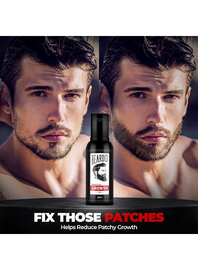 BEARDO Beard And Hair Growth Oil Black 50ml - Image 5