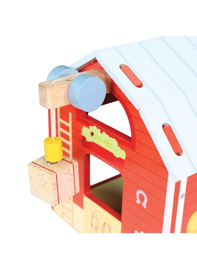 Le Toy Van - Educational Wooden Toy Colourful Wooden Red Barn | Great Interactive Role Play Gifts for A Boy Or Girl - 3+ Years - Image 2