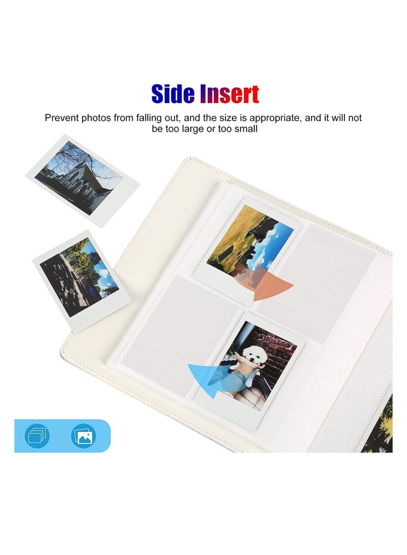 SYOSI 256 Pockets Photo Album for Fujifilm Instax Mini LiPlay 11 90 70 50S 26 25 9 8+ 8 7S Instant Camera for Link SP 1 Printer for Polaroid Snap SnapTouch PIC 300 Z2300 Mint Zip Printer Magic Silver - Image 3