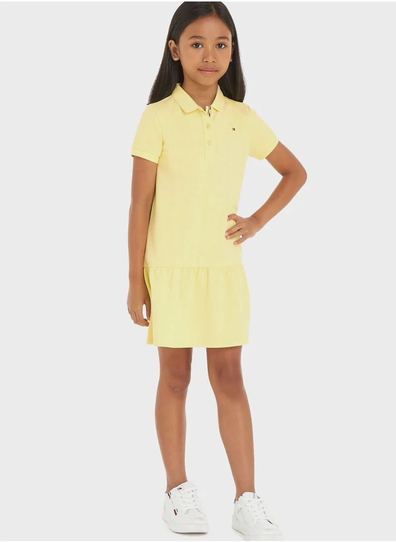TOMMY HILFIGER Drop Waist Polo Dress