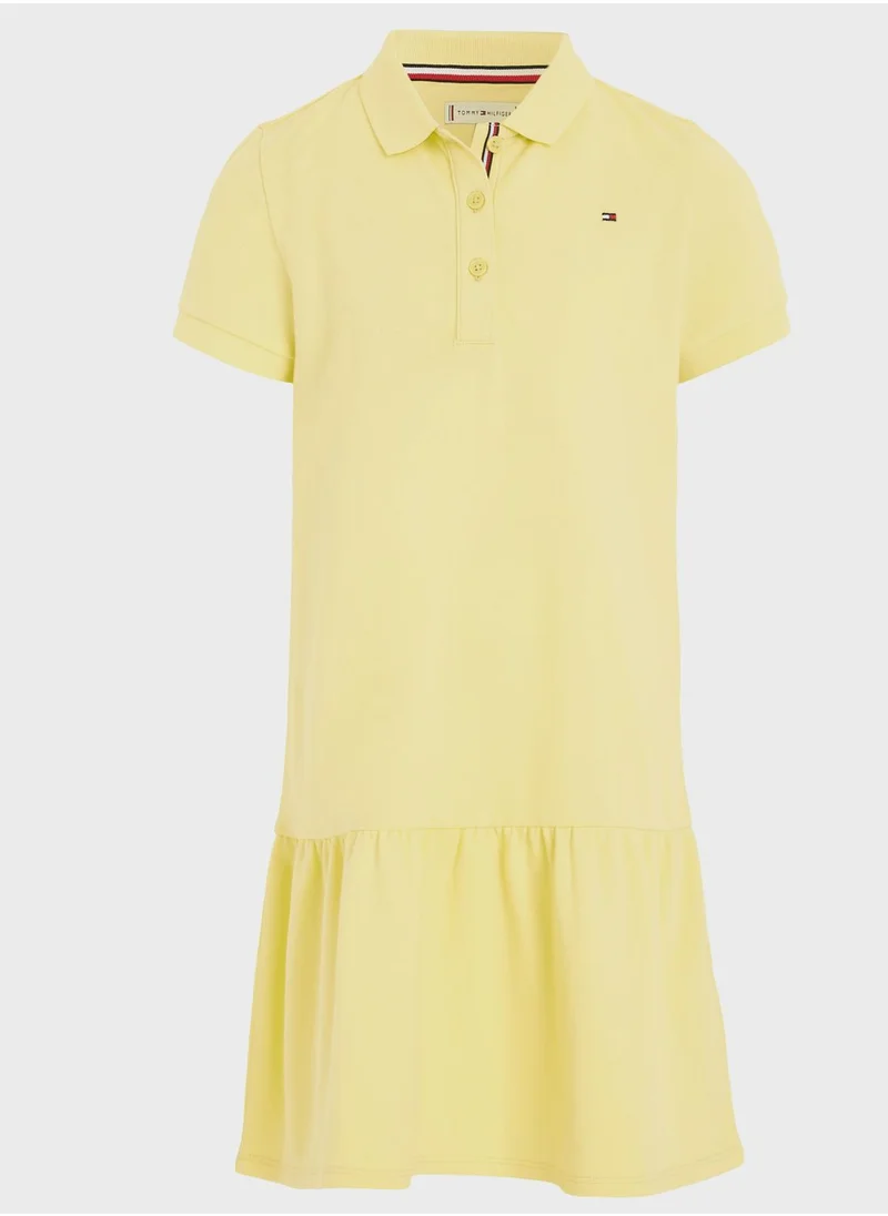 TOMMY HILFIGER Drop Waist Polo Dress