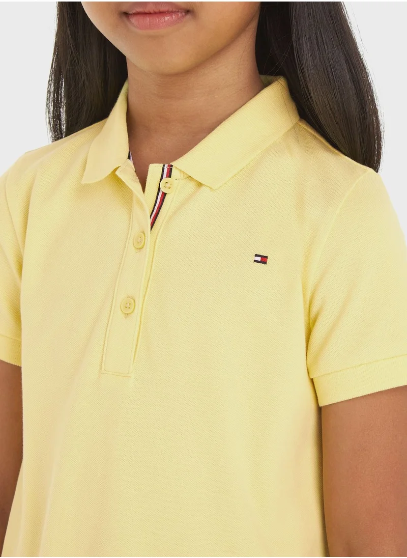 TOMMY HILFIGER Drop Waist Polo Dress