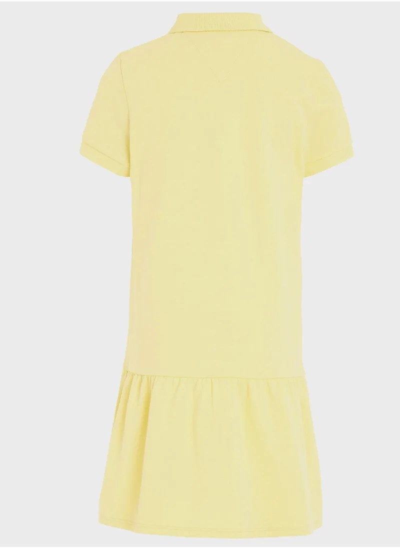 TOMMY HILFIGER Drop Waist Polo Dress