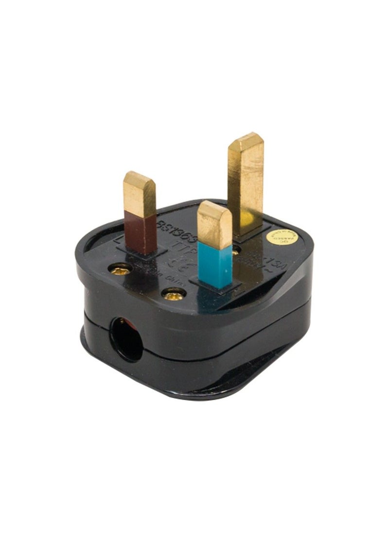 Terminator Top Plug With Indicator 13 Ampere Black Body