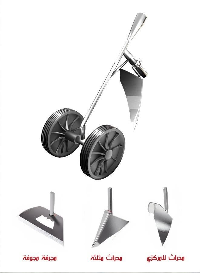 3-in-1 Versatile Garden Tool Set for Weeding & Soil Preparation - Image 1