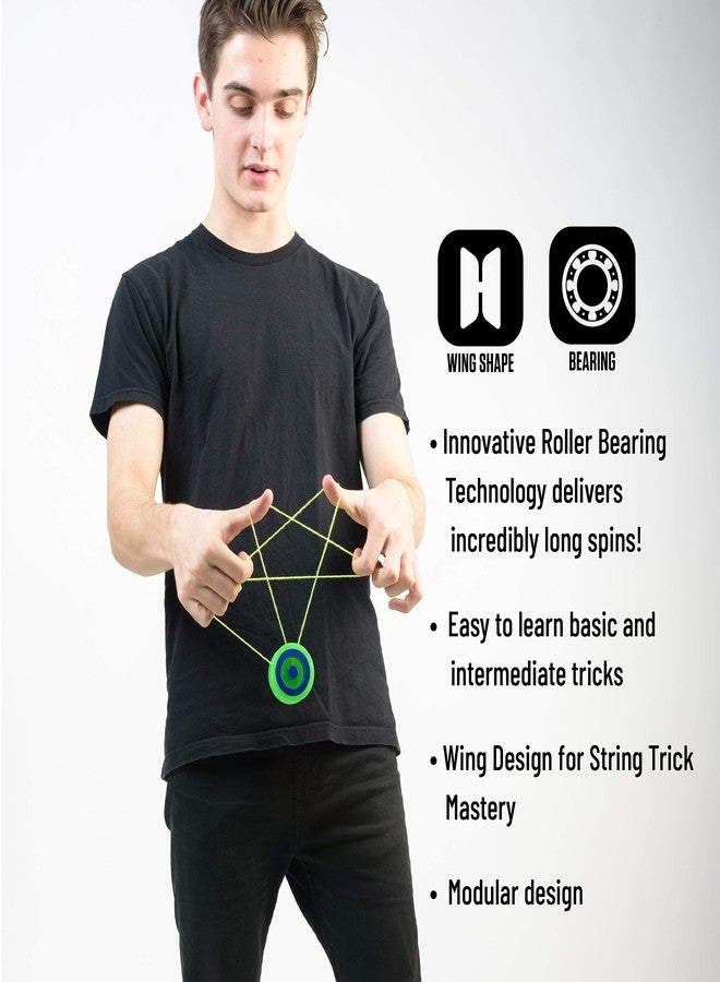 Yomega Magnetar Responsive High Performance Ball Bearing Yoyo. Designed for Intermediate and Advanced String Trick and Looping Play. + Extra 2 Strings. + 3 Months Warranty (Blue) - Image 5