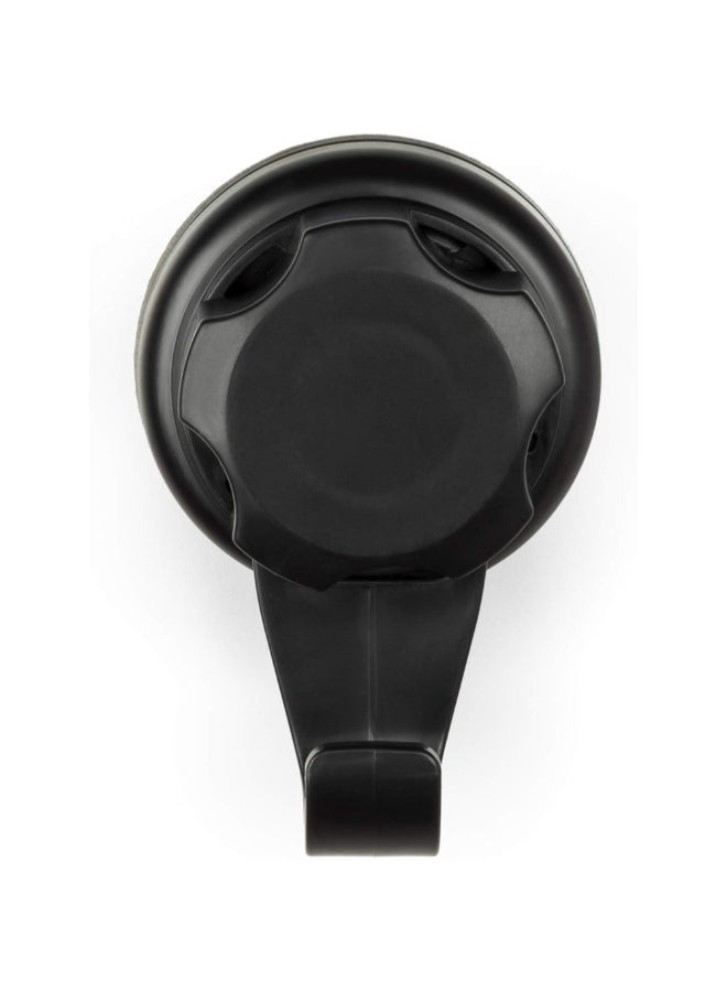 COMPACTOR 2-Piece Bestlock Suction Cup Wall Mount Storage Hooks Black 8 x 5.4 x 4 cm RAN9771 - Image 3