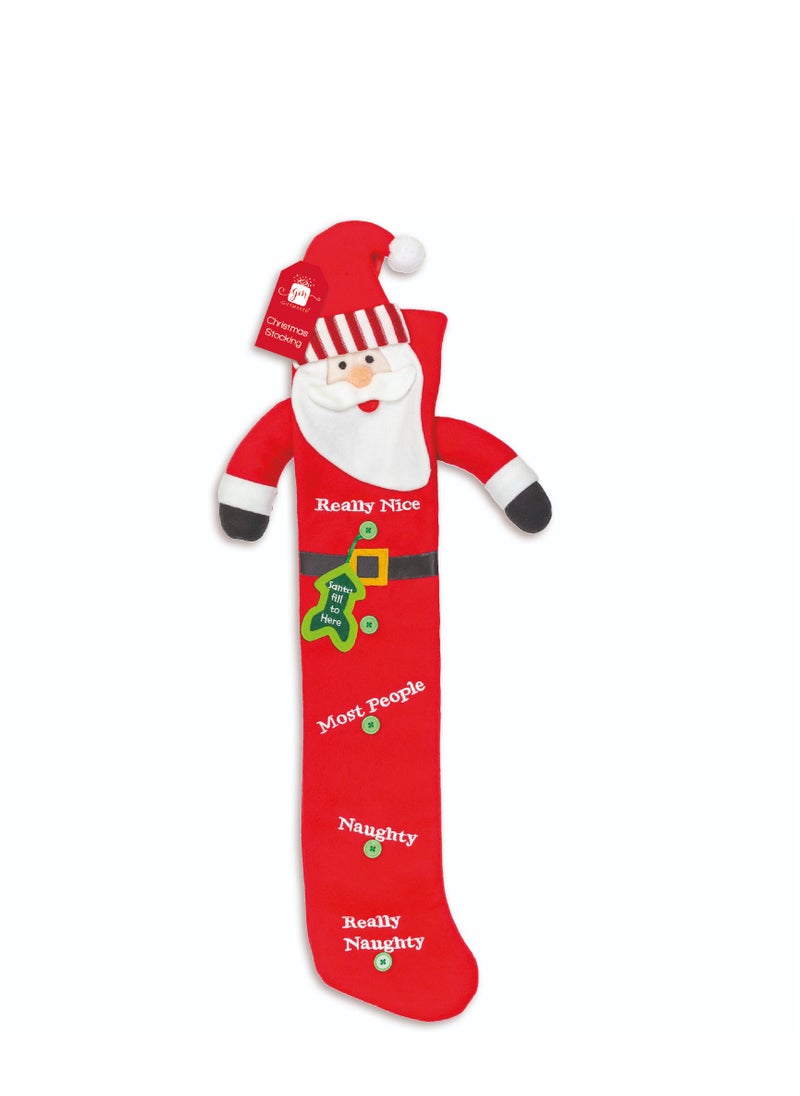GIFTMAKER Extra Long Nice Santa Stocking 