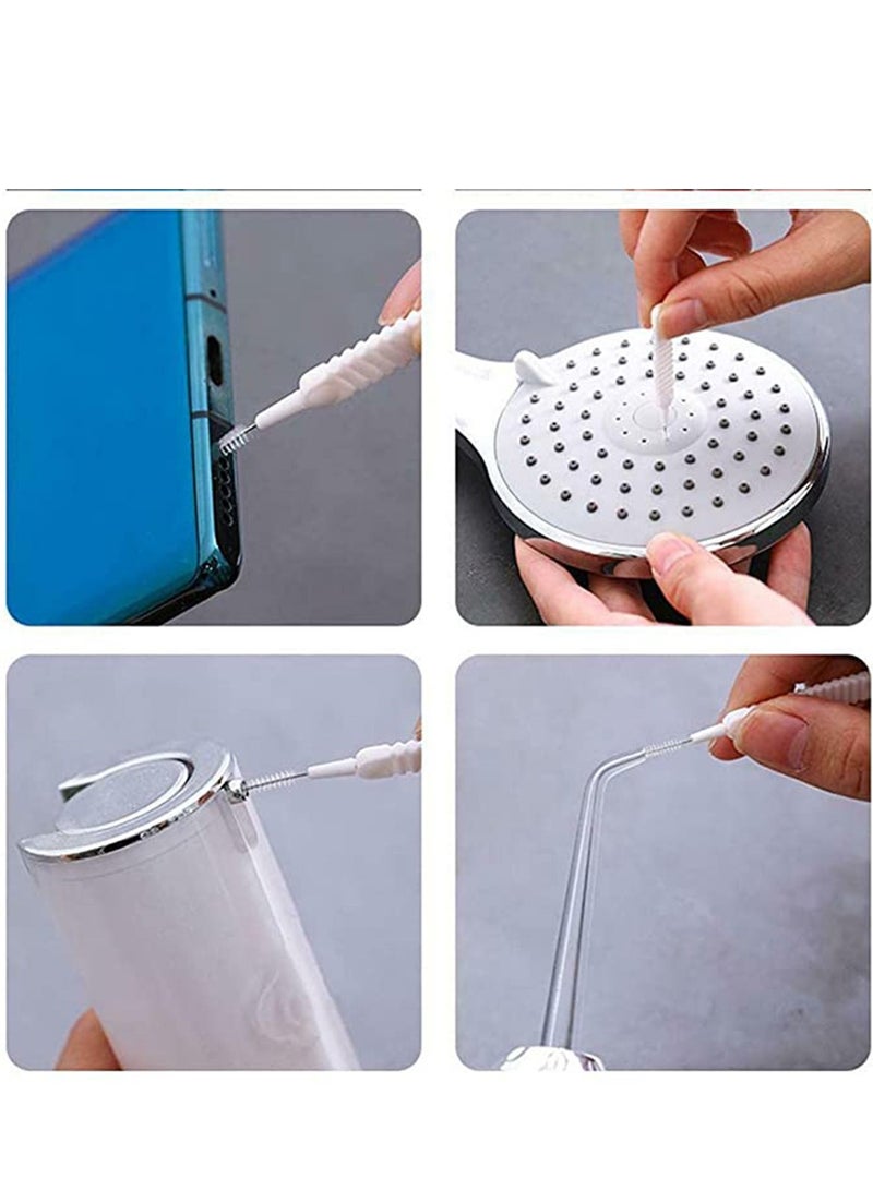 SYOSI 20 Pcs Shower Head Cleaning Brush, Gap Hole Anti-clogging Cleaning Brush, Multifunctional Superfine Cleaning Brush Deep Clean Brush Set - Image 4